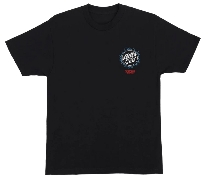 Santa Cruz x Stranger Hellfire Pit Tee, Black