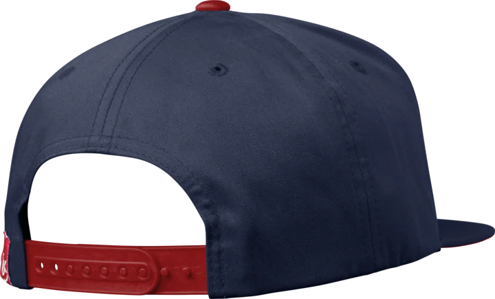 eS Script Snapback, Navy Red