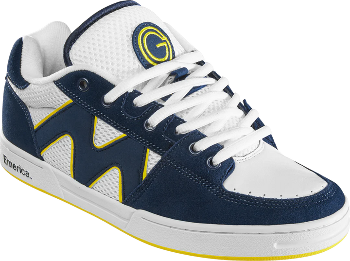 Emerica OG-1 Shoe, Navy White Yellow
