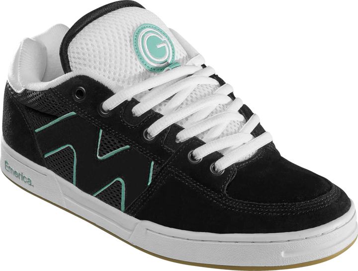 Emerica OG-1 Shoe, Black White Green