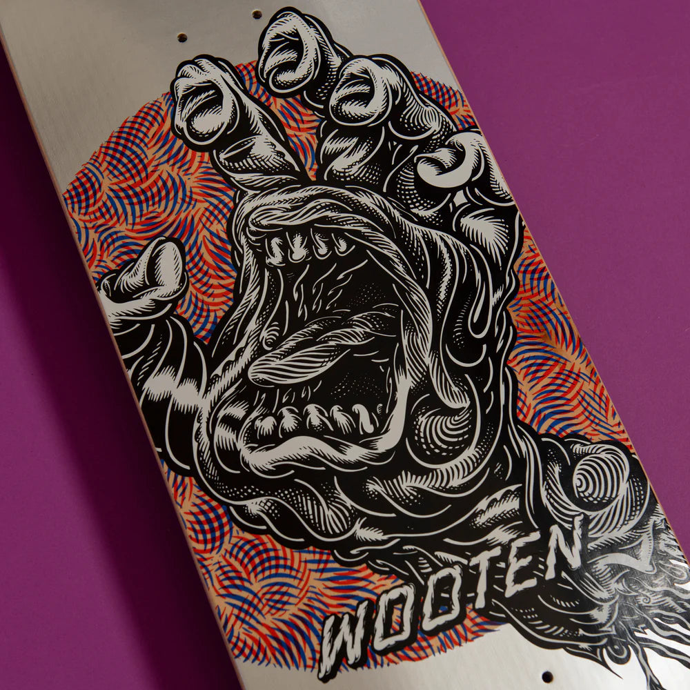 Santa Cruz Wooten Alive Hand VX  Deck 8.5