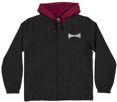 Independent Span Windbreaker, Black Burgundy