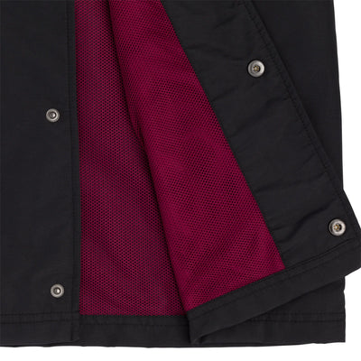 Independent Span Windbreaker, Black Burgundy