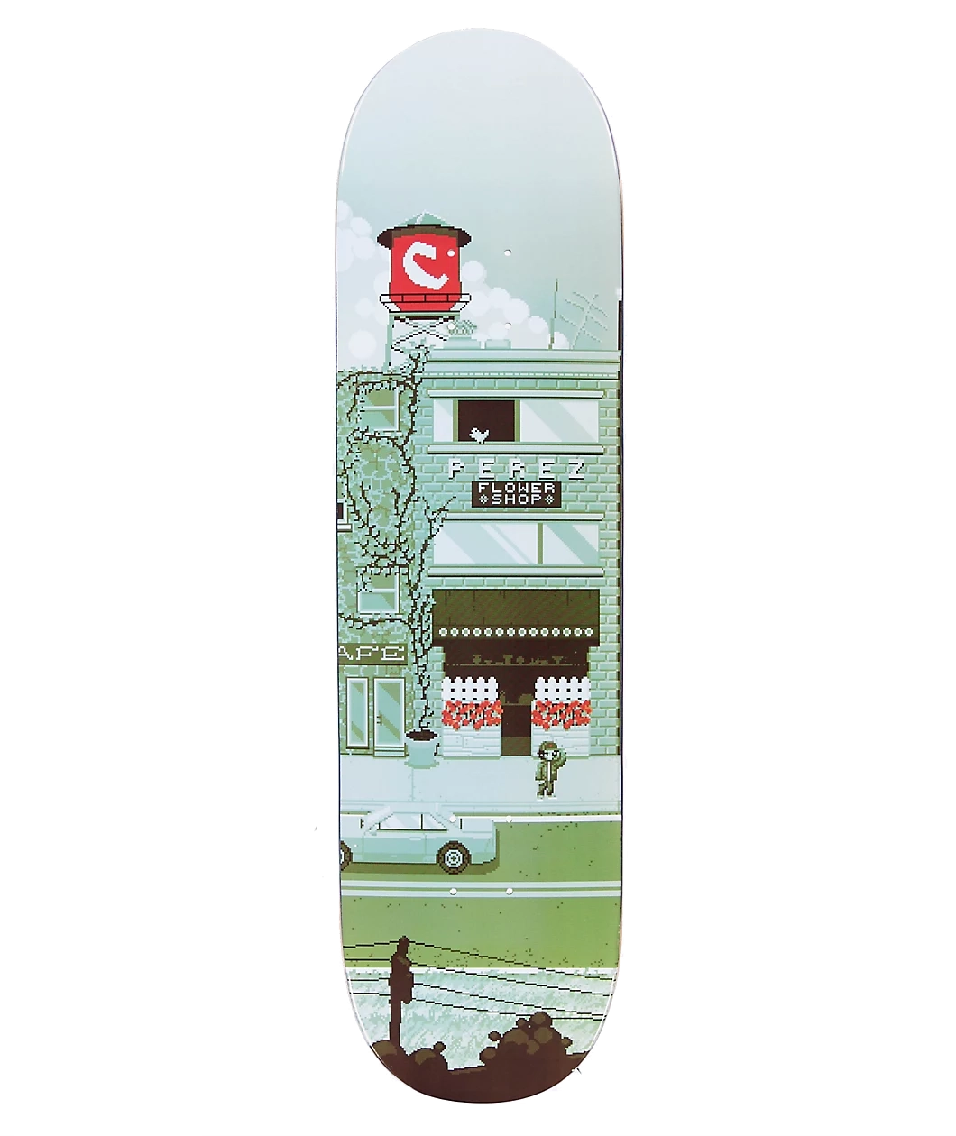 Chocolate Herrera Pixel City 8.5" Skateboard Deck – Erik Herrera Pro Model