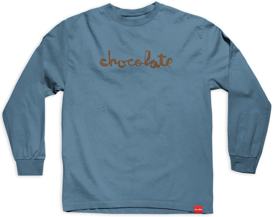 Chocolate Chunk LS Tee, Blue