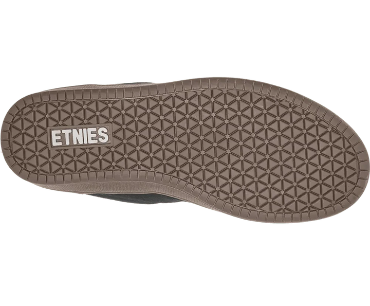 Etnies logo on the sole of a shoe