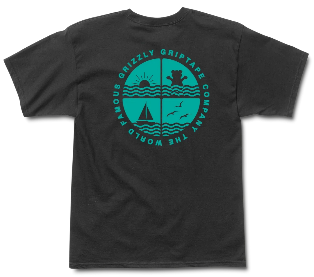 Grizzly Terain Tee, Black