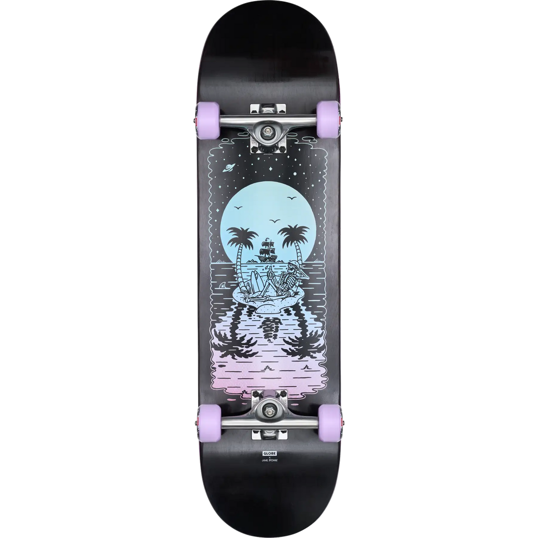 Globe G2 Reflections complete skateboard 8.5 with Tensor ATG trucks