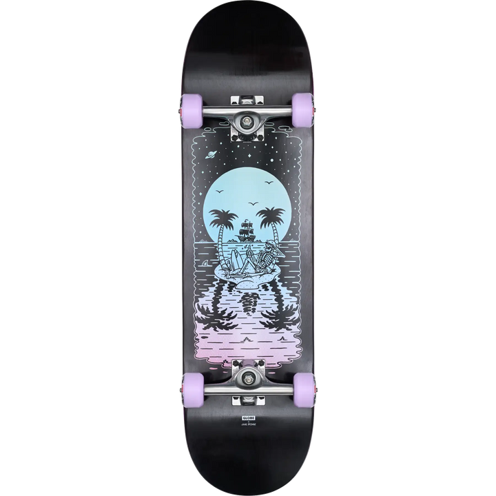 Globe G2 Reflections complete skateboard 8.5 with Tensor ATG trucks