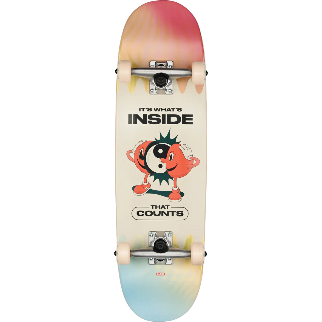 Globe kids complete skateboard 8.25 short wheelbase with Tensor trucks