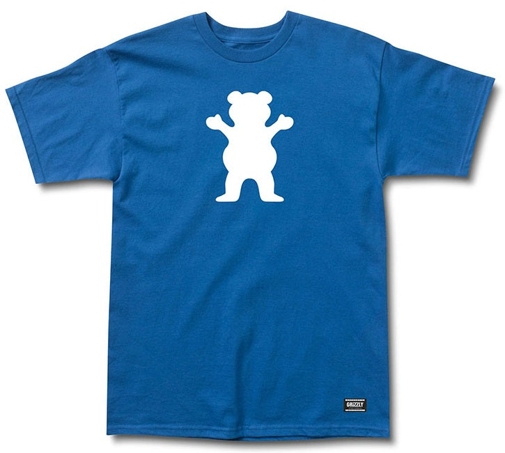 Grizzly OG Bear Tee, Royal White