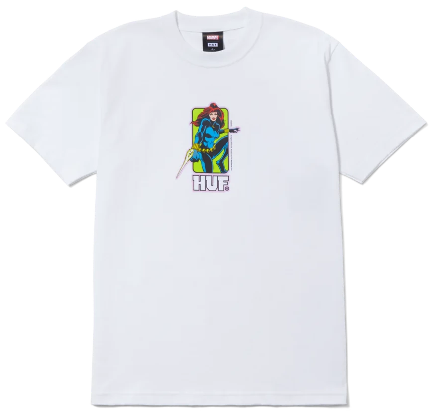 HUF x Avengers Black Widow Tee, White