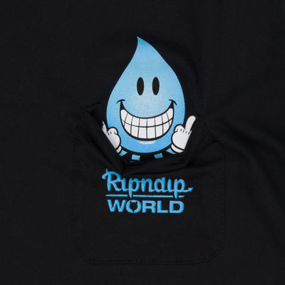RIPNDIP x World Industries F U Wet Willy Pocket Tee, Black