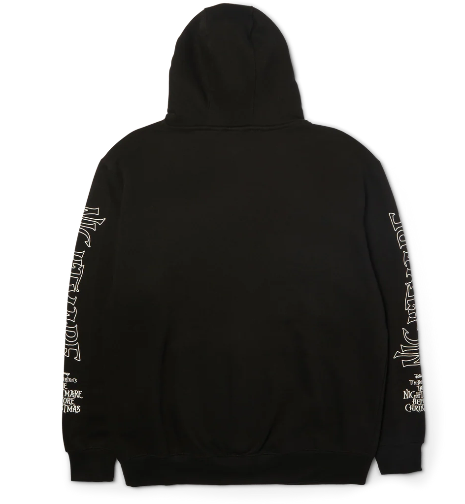 HUF x The Nightmare Before Christmas Jack Skellington Hoodie, Black