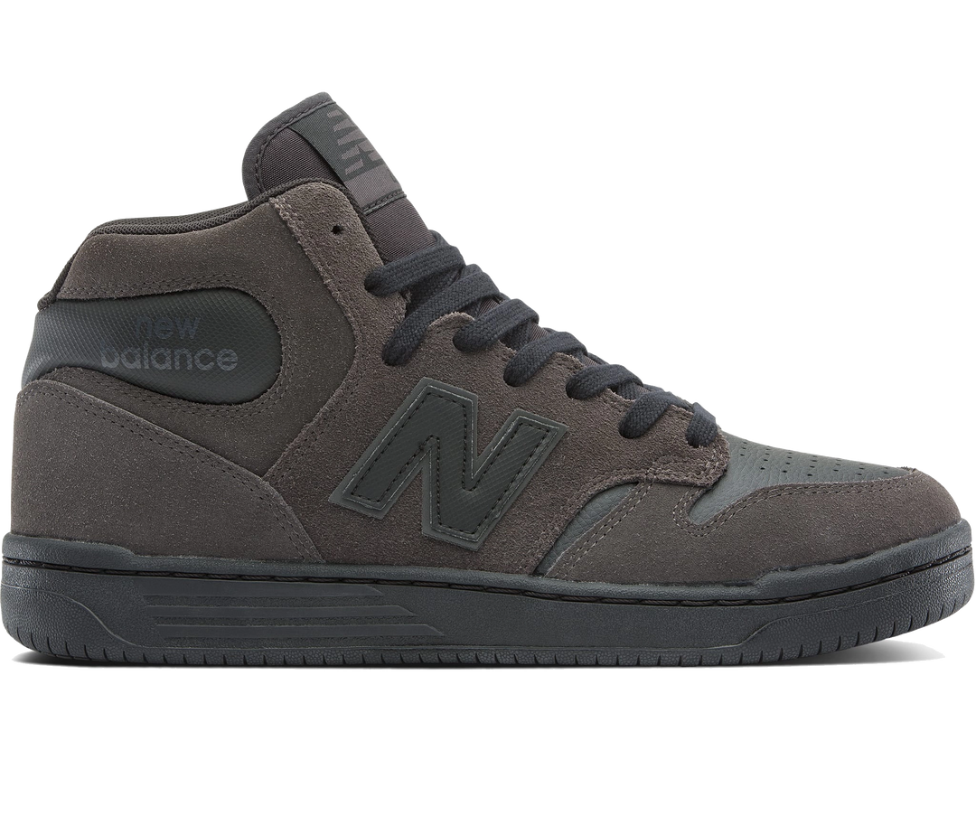 New Balance Numeric 480 High skate shoe in black with FuelCell cushioning and high-top design