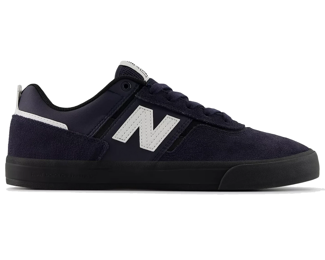 New Balance Numeric Jamie Foy 306 Eclipse White suede skate shoe with black vulcanized sole