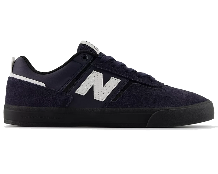 New Balance Numeric Jamie Foy 306 Eclipse White suede skate shoe with black vulcanized sole