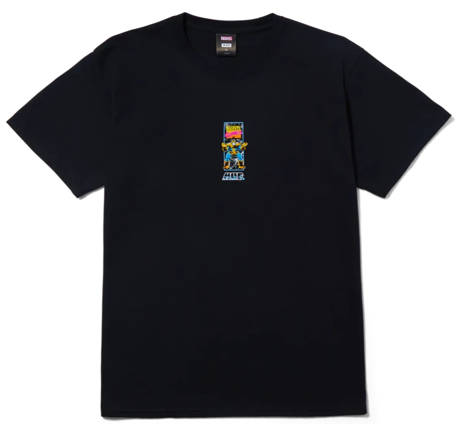 HUF x Avengers Oh Snap Tee, Black