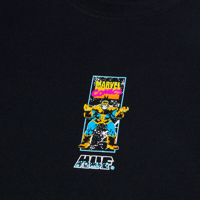 HUF x Avengers Oh Snap Tee, Black