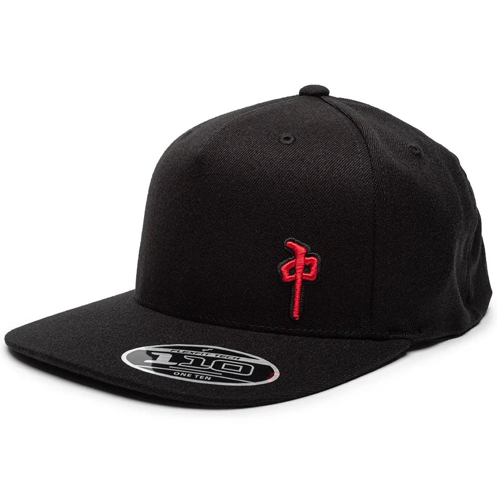 RDS Durst Snapback Hat black with Red 3D Chung logo and stretch-fit design