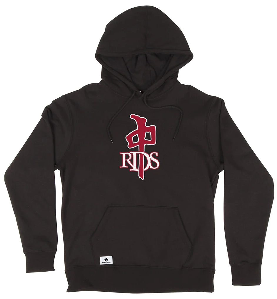 RDS OG CDN Hoodie in black with large red and white Chung logo screen print on the chest.
