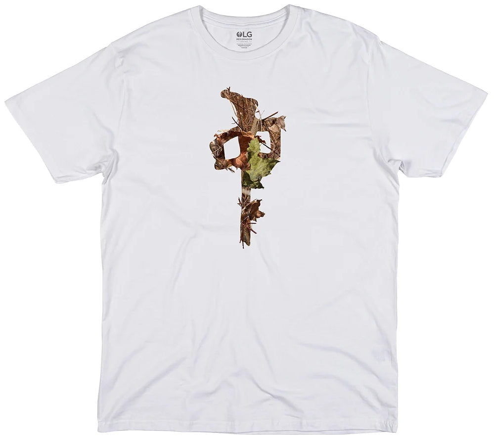 RDS Oak Chung Tee White featuring oak camouflage Chung logo graphic on 100% cotton t-shirt.