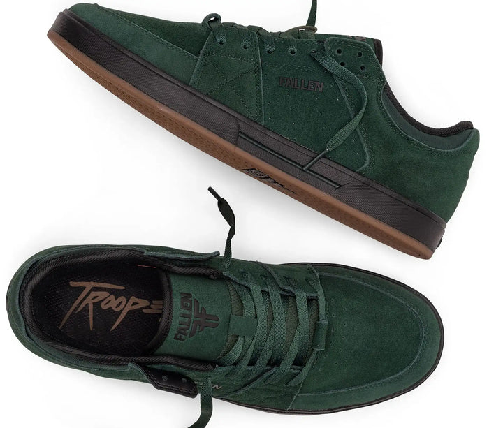Fallen Tropper Shoe, Forest Green Black