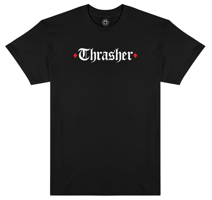 Thrasher x Spitfire The End Oath Tee, Black