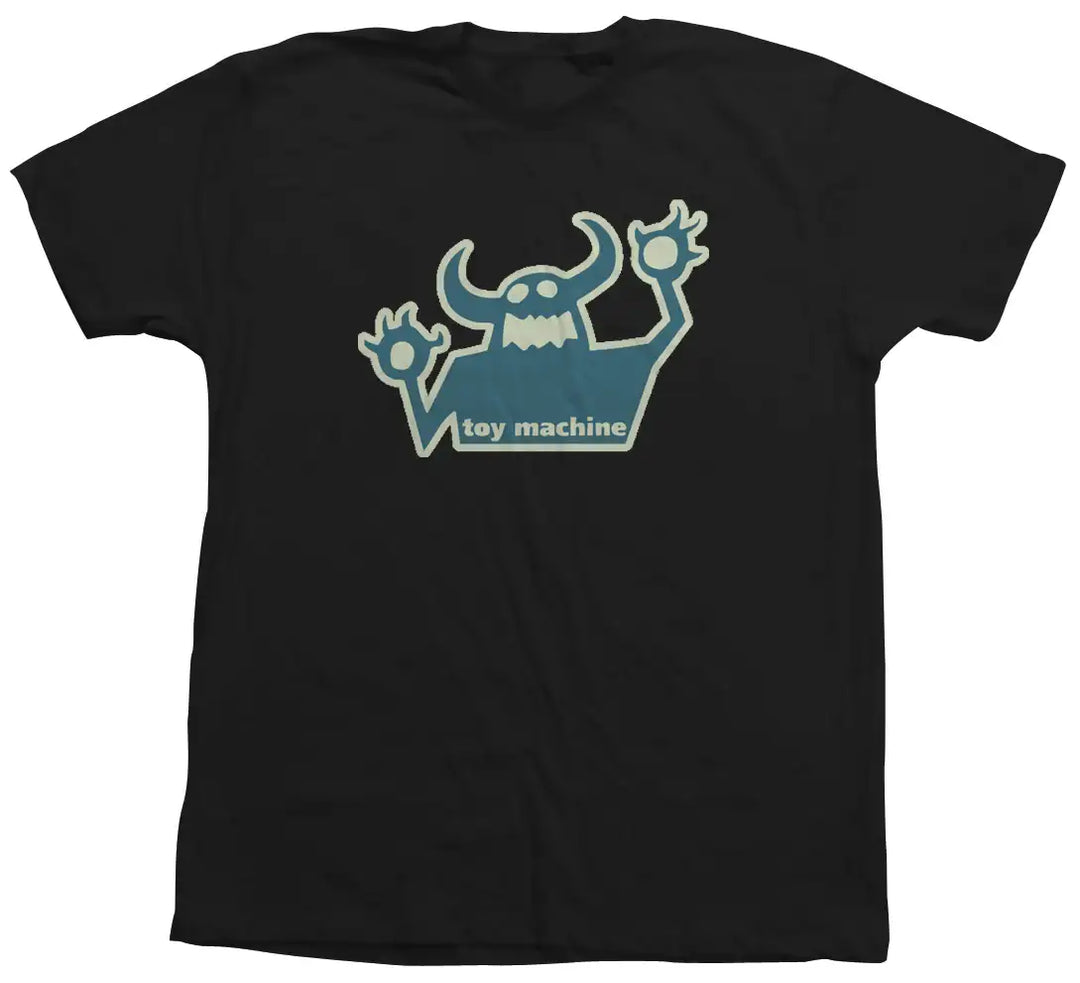 Toy Machine OG Monster black t-shirt featuring classic blue monster logo graphic on chest