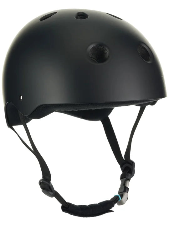Yepa T-Shell skate helmet in matte black with deep-fit EPS foam and tri-density padding
