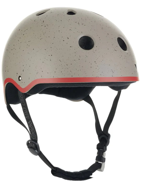Yepa T-Shell Plus skate helmet in Stone Speckled with deep-fit EPS foam and tri-density padding