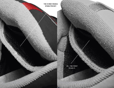 eS The Muska Shoe, Grey
