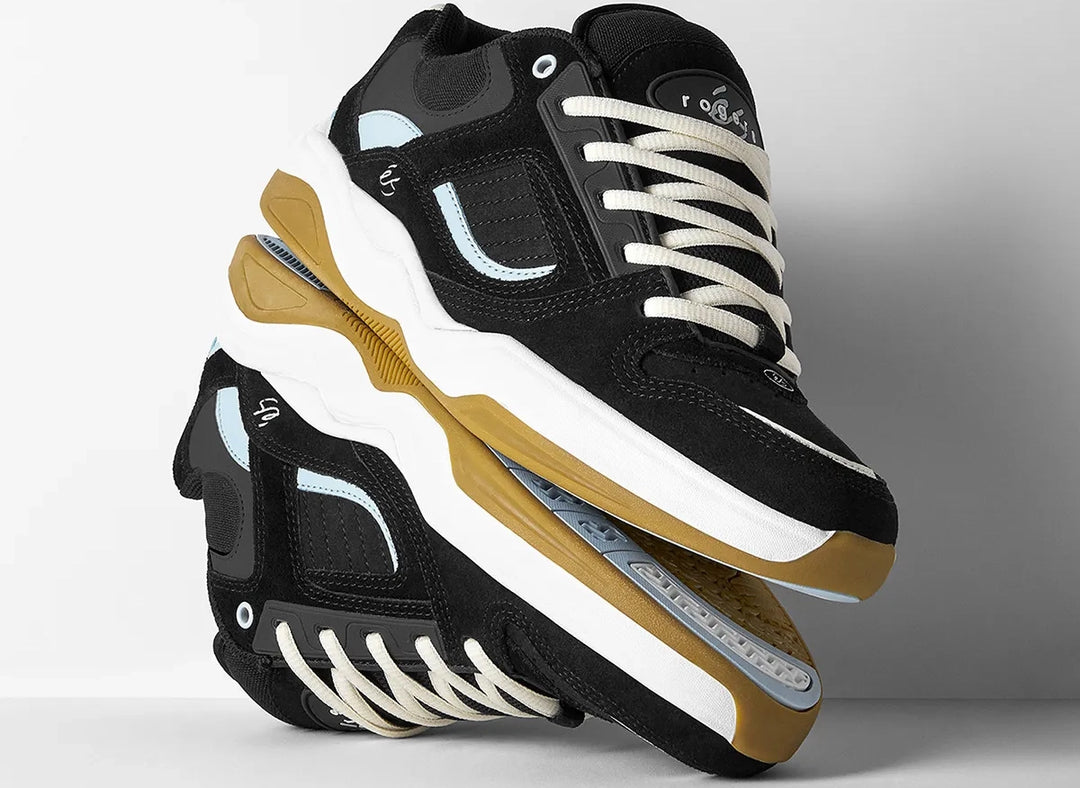 eS TJ Rogers Shoes, Black Blue White