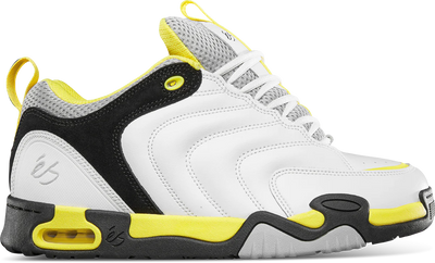 eS Tribo x Vireo x Chomp on Kicks Shoe, White Black Yellow