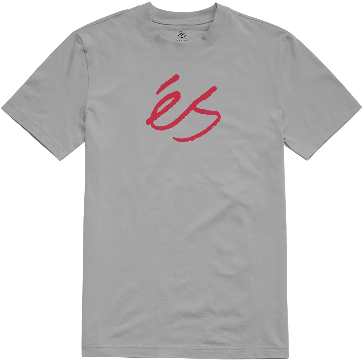 eS Script Tee, Silver