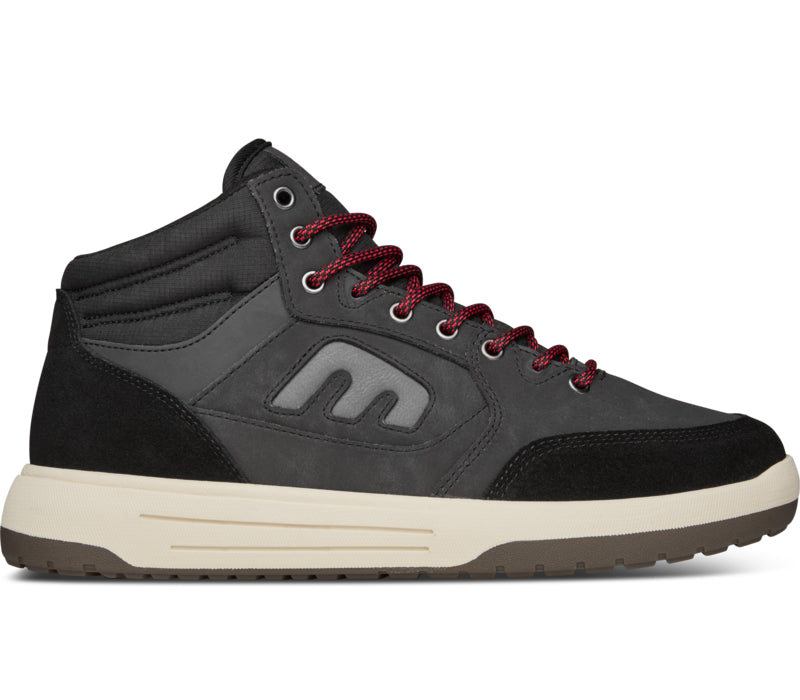 etnies Loot High Water Resistant Black Dark Grey high-top shoes with lugged outsole