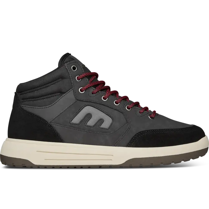 etnies Loot High Water Resistant Black Dark Grey high-top shoes with lugged outsole