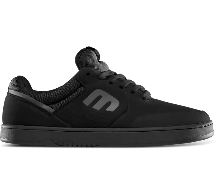 etnies Marana Michelin skate shoes in Black Raw with Michelin rubber outsole.
