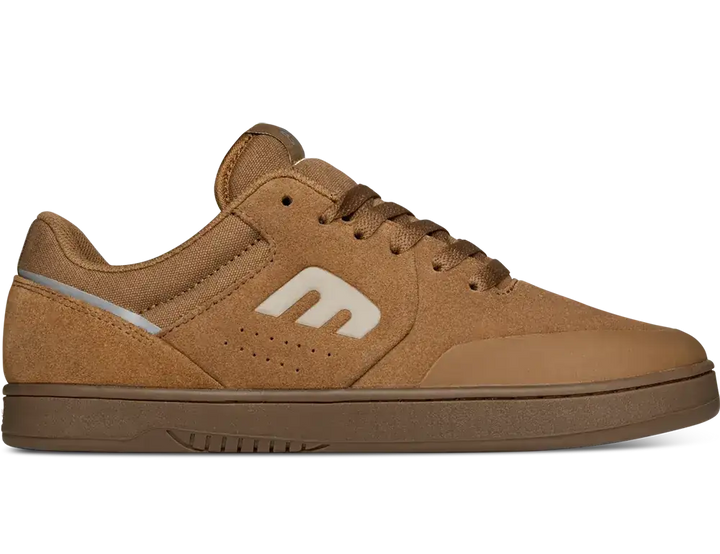 etnies Marana Michelin skate shoes in Brown Gum suede with Michelin rubber outsole.