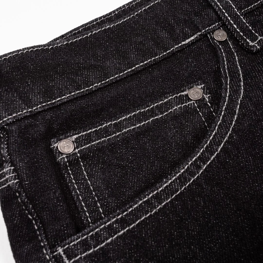 RDS Franklin Baggy Jeans, Washed Black