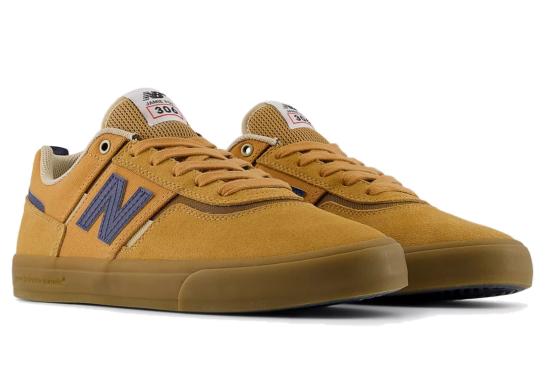 New Balance Numeric Jamie Foy 306 Shoe, Brown Blue