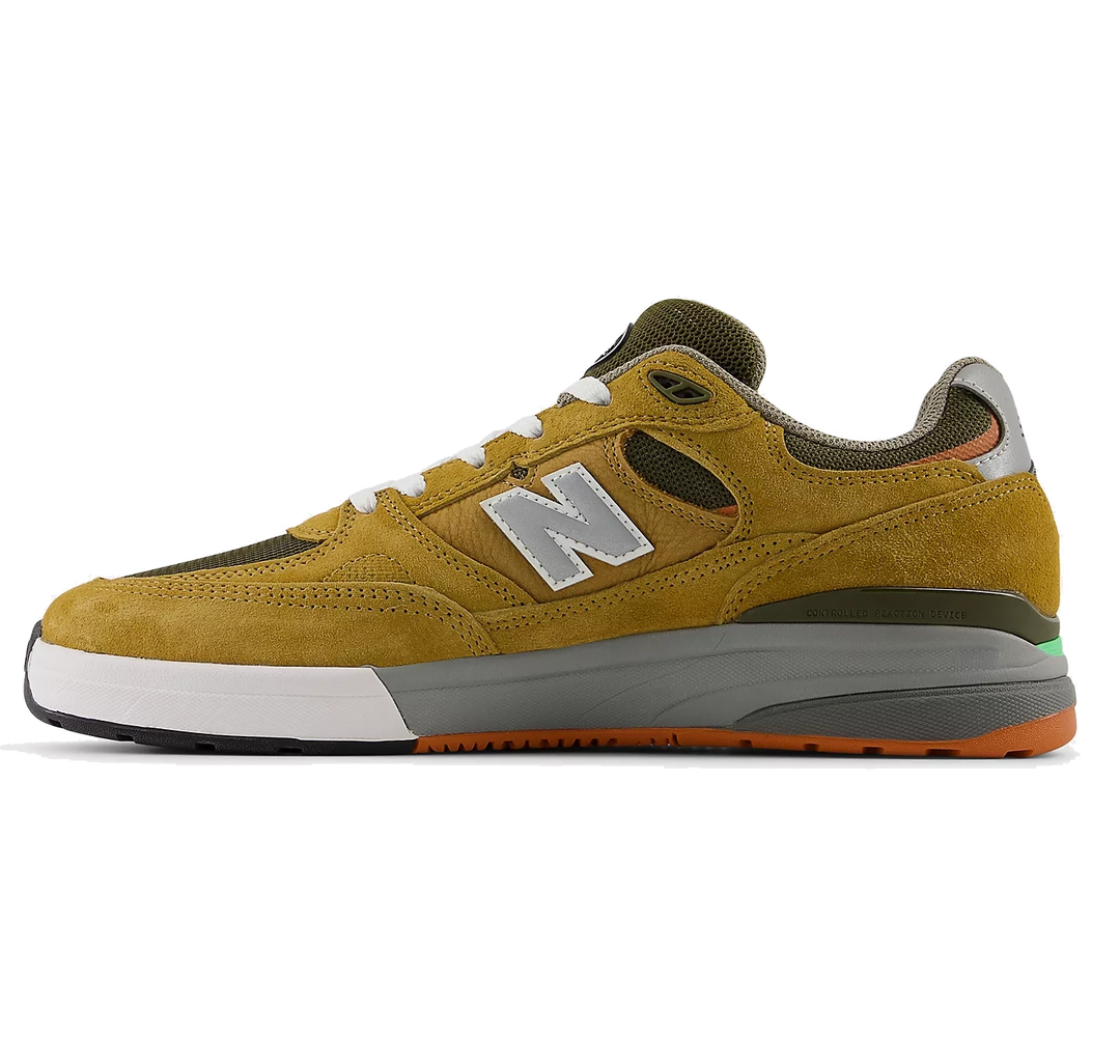 New Balance Numeric Andrew Reynolds 933 Shoe, Camel Dark Brown