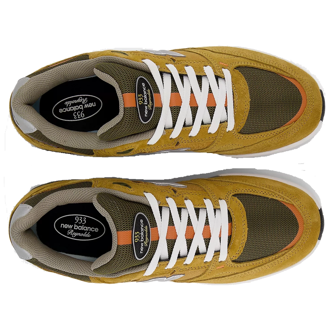 New Balance Numeric Andrew Reynolds 933 Shoe, Camel Dark Brown