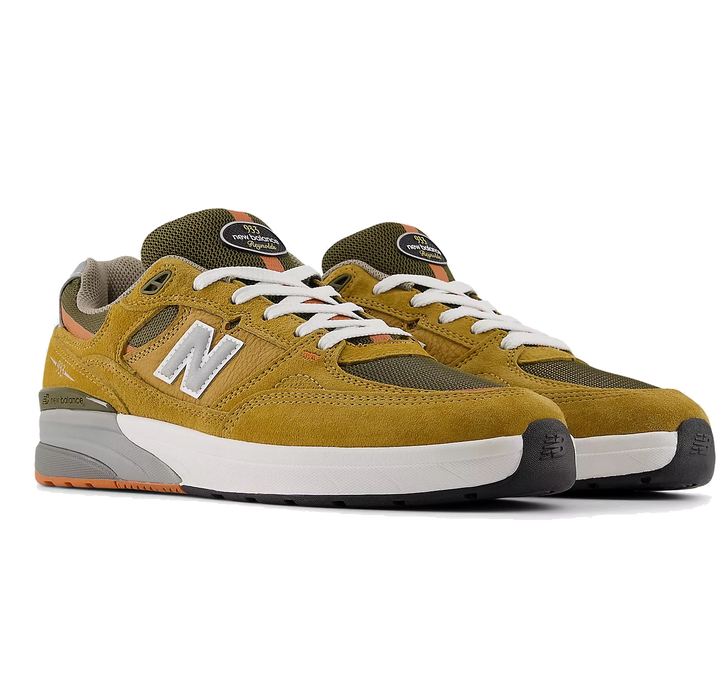 New Balance Numeric Andrew Reynolds 933 Shoe, Camel Dark Brown