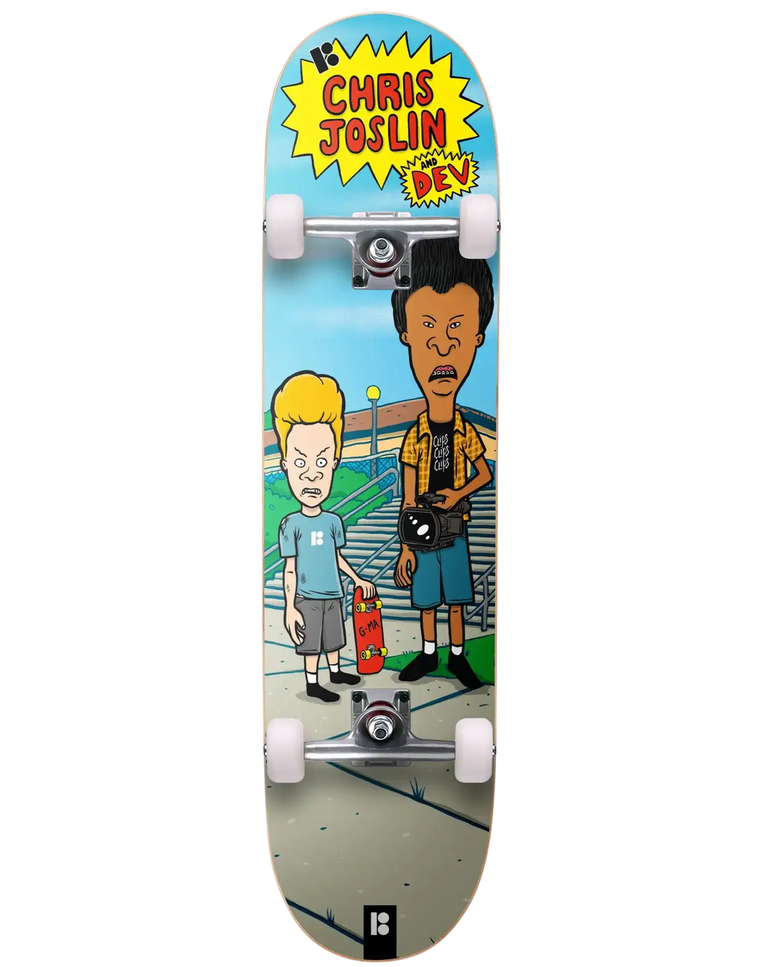 Plan B Dev Joslin Beavis and Butt-Head complete skateboard 8.0 inch