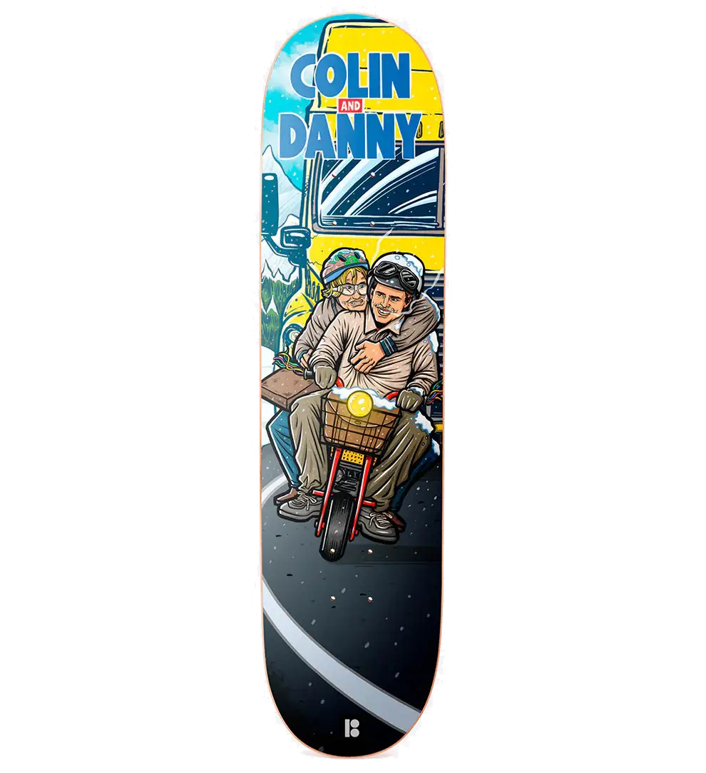 Plan B Colin McKay Danny Way Dumb and Dumber skateboard deck 8.25