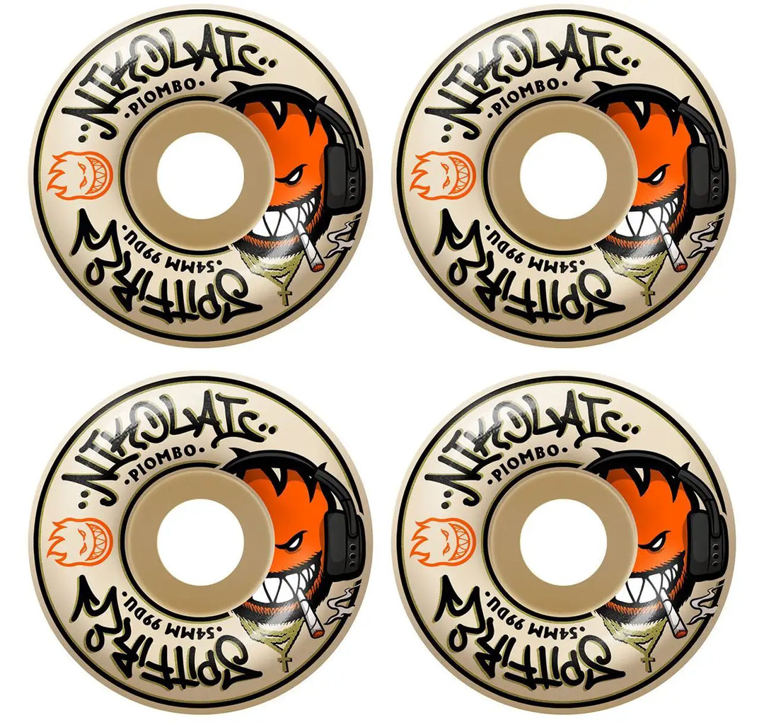 Spitfire Formula Four Nikolai Pro Edition Classic 99D 52mm skateboard wheels