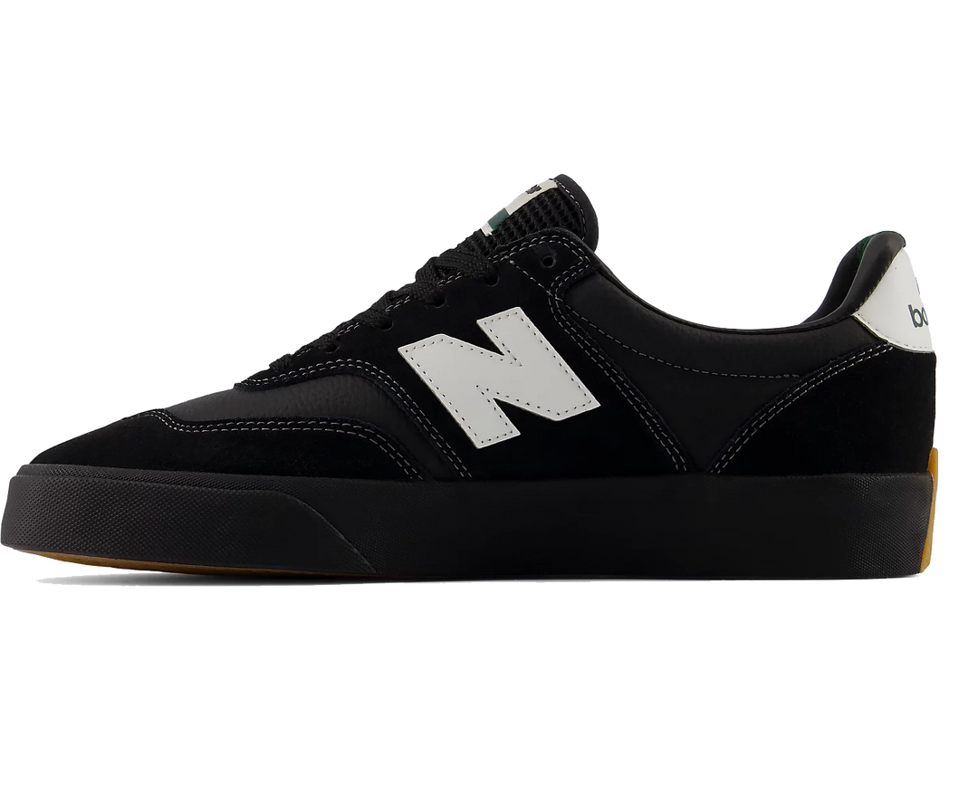New Balance Numeric 340 Vulc Shoe, Black White