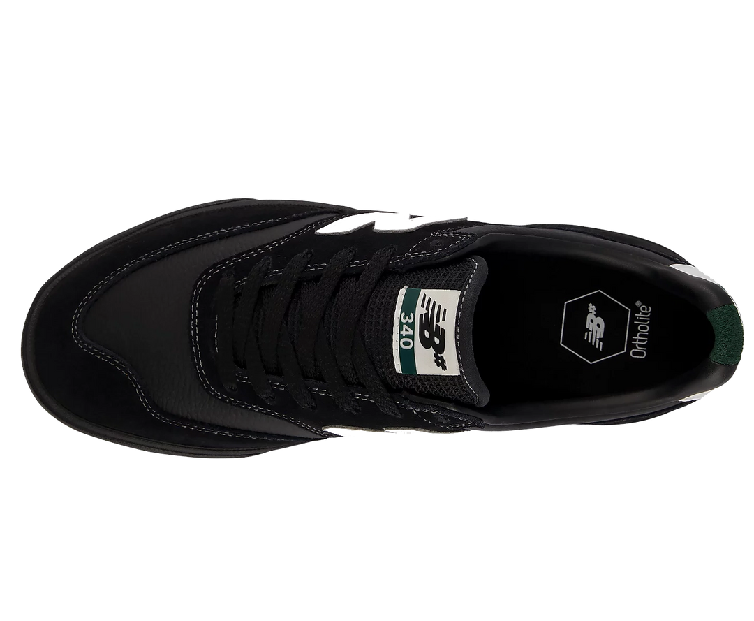 New Balance Numeric 340 Vulc Shoe, Black White