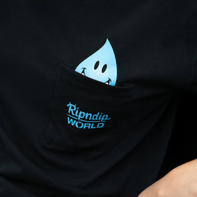 RIPNDIP x World Industries F U Wet Willy Pocket Tee, Black